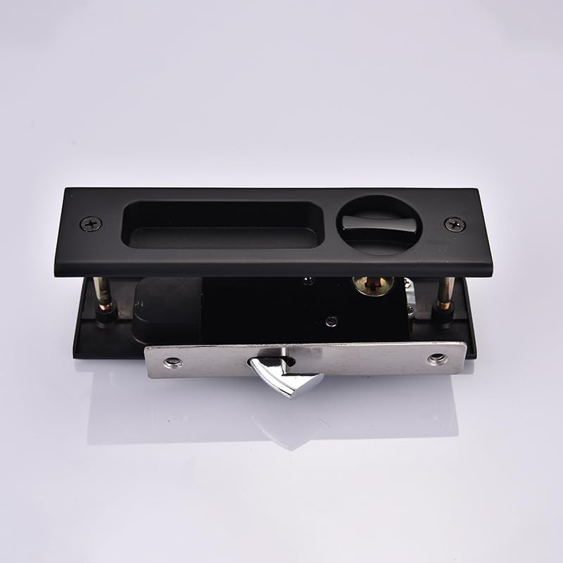 CCJH Sliding Barn Door Locks Invisible Door Handle Locks with