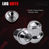 Dtomi Wheel Lug Nut, Nut Wheel M14*1.5-13/16" 21mm Hex, 36mm