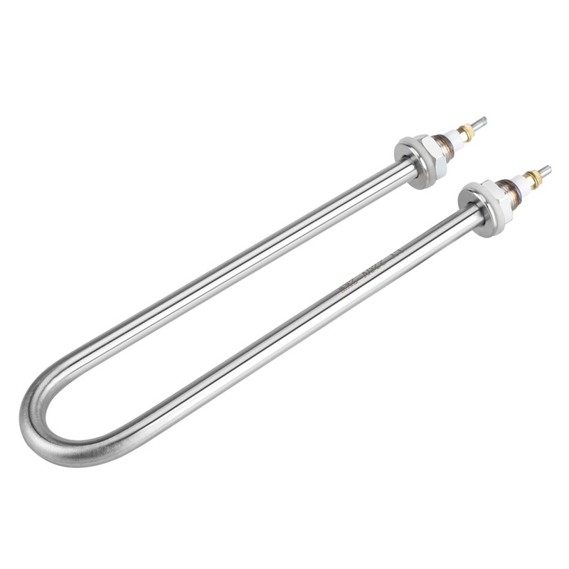 220V 2KW Stainless Steel Immersion Water Heater Electric Tube Heating