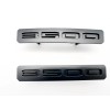Auto Matte Black Front Emblems 2024+ GMC SIERRA 3500HD