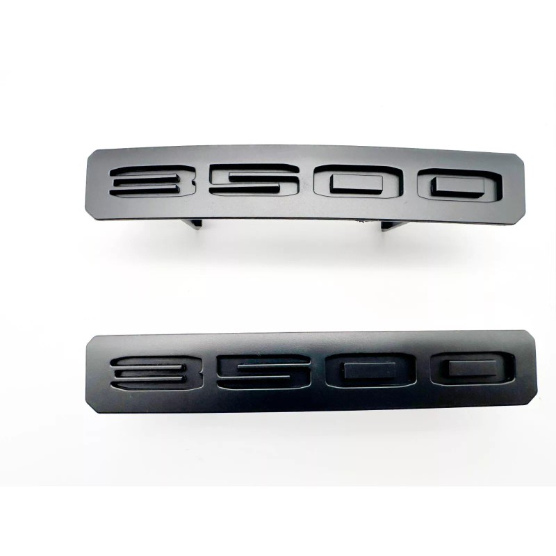 Auto Matte Black Front Emblems 2024+ GMC SIERRA 3500HD
