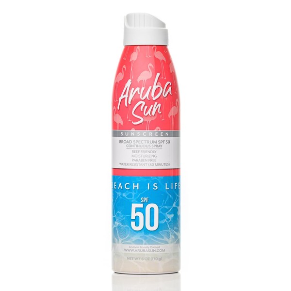 ARUBA SUN SPF 50 Sunscreen Spray | Aruba Reef Act