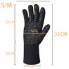 Karrong Barbecue Gloves, Heat Resistant up to 800°C, Fireproof Oven