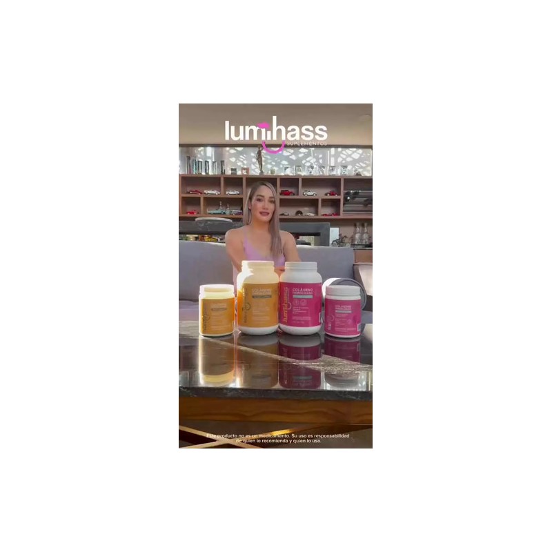 Pack Colágeno Hidrolizado Lumihass Sabor Arándano Fresa Détox Regalo Porciones