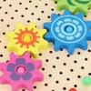 Wooden Peg Board Game DIY Mushroom Nails Jigsaw Puzzle Preschool