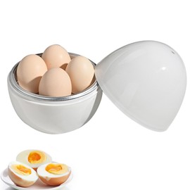 Boiled Egg Machine, Boiled Egg Maker, Chicken Pattern, For 4 Microwaves, Boiled Eggs, Soft Boiled, Hard-boiled Eggs, Boiled Eggs, Easy, Safe, Heating, Cute, Cooking Supplies (A)