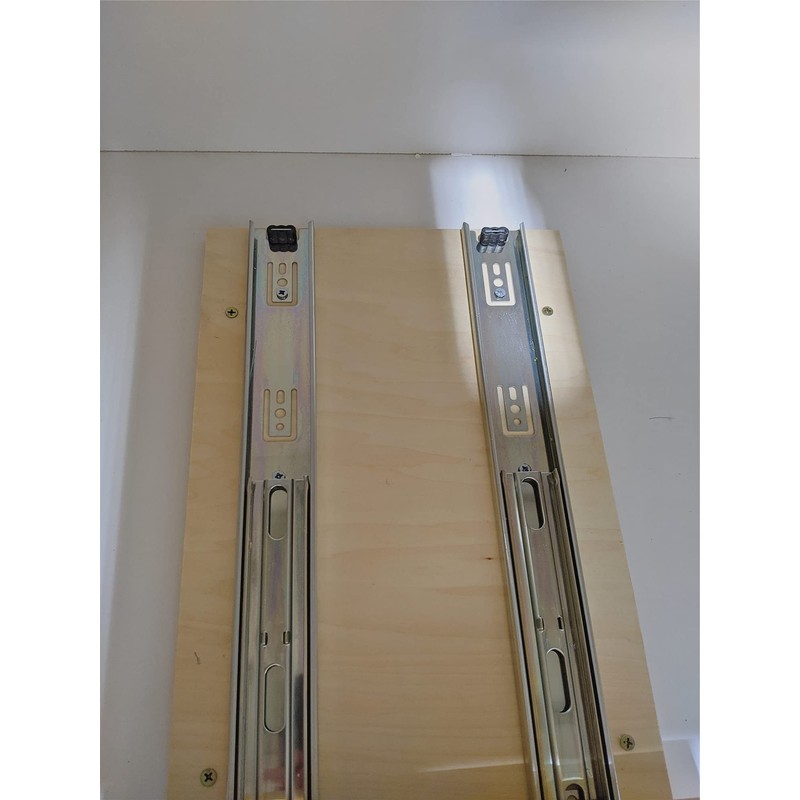 2 Tier Pull Out Organizer Shelf Sliding Drawer Storage for