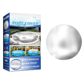Round Swimming Pool Dust Cover Solar Heating Protector Dust Proof Shield Rainproof for Swimming Pools
