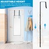 Kazheon 2 Pcs Over The Door Mirror Hanger, Adjustable Door