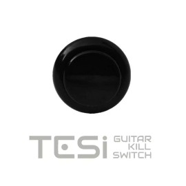 Tesi DITO Snap-in 24MM Guitar Momentary Arcade Push Button Kill Switch Black