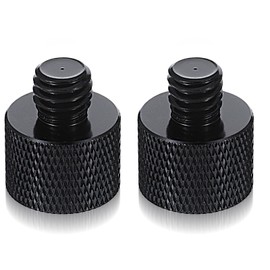 Mic Screw Adapter Thread 5/8 to 1/4 and 5/8 to 3/8 Adapter Microphone Stand Adapters for Microphone Stand for Tripod and Camera