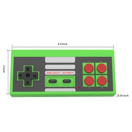 E-MODS GAMING Handheld Controller Gamepads for GV300S Games Console (Green)