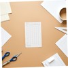 BESPORTBLE 35pcs Golf Score Tracker White Coated Paper Scoreboard for