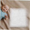 Gatuida Newborn Photography Blanket Soft White Fur Quilt Mat for