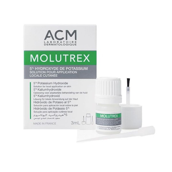 ACM Laboratoire Molutrex solution locale cutanée Molluscum contagiosum ACM 3ml