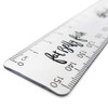 Transparent Metric Rulers 15cm - 150mm Shatterproof Plastic Clear Rulers