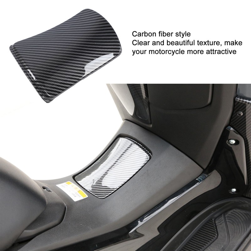 Carbon Fiber Style Fuel Tank Cap Cover Stylish Scratch Proof
