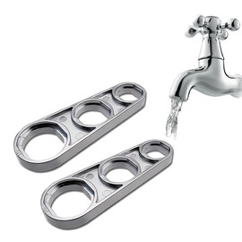 2pcs Faucet Removal Wrench Tool, Universal Faucet Bubbler Wrench, 6 Sizes 16/18/20/22/24/28mm Sink Aerator Wrenches, for Toilet, Farmhouse Faucet Parts