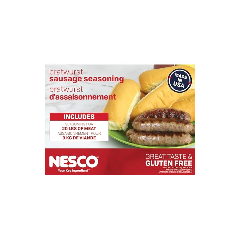 NESCO Bratwurst Sausage Seasoning