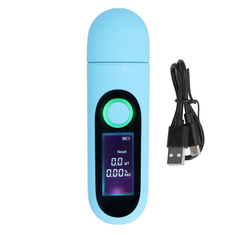 Breathalyzer Professional Portable Digital Contactless Breath Tester Sensitive Driving Analyzer