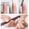 10PCS Nail Files Set Professional Nail File Black Double Sided