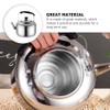 Uonlytech Stainless Steel Stovetop Water Kettle 3L Whistle Sound Water