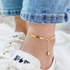 Silver 925 3mm snake rope snake silver anklet mini me