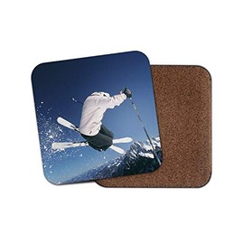 1 x Ski Jump Coaster - Skier Skiing Winter Sports Snow Stunt Fun #12459