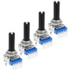 VGOL Pack of 4 6-Pin B50K Potentiometer with Double Vertical