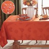 SASTYBALE Fall Tablecloth for Rectangle Tables, Jacquard Heavy Duty &