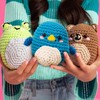 Squishmallow Original Bebe The Bluebird Crochet Kit, Includes Yarn, Crochet