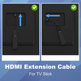 VCE HDMI Extension Cable - 4K@60Hz HDMI Male to Female Extender, Support 3D & HDCP 2.2, Compatible with Roku TV Stick, HDTV, Game Console, Laptop (39.6, Inches)