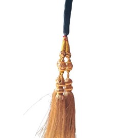 Export Quality Women's Patiala Shahi Paranda/Parandi Traditional Hair Accessory Braid Tassles/Hair Extension/Choti Golden Design (Gold) Pack Of 1