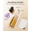ULG 24-Pack Essential Oil Roller Bottles 10ml, Empty Bottles with