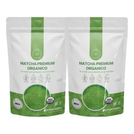 Té Matcha Japonés Premium Orgánico 2 Bolsas (70g C/u)