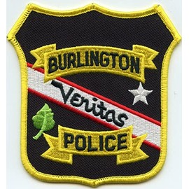 Embroidered Patch - Patches for Women Man - Burlington Wisconsin WI Police Patch