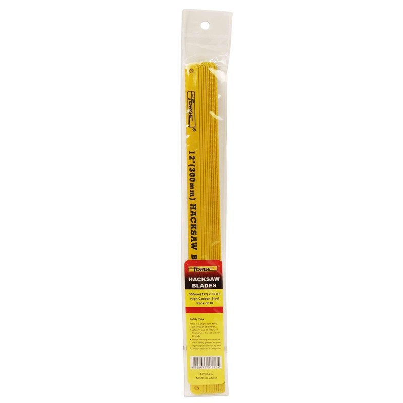 FORGE 12 Inch Hacksaw Blades for Metal, 300mm x 32T