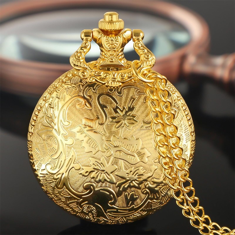 Tiong Pocket Watch Vintage Pocket Watches with Chain Gifts Mother's