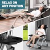 NAIZEA Zero Gravity Chair Reclining Lounge Chair w/Pad & Headrest