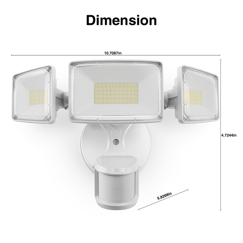 Onforu 75W LED Motion Sensor Outdoor Lights, Dusk to Dawn