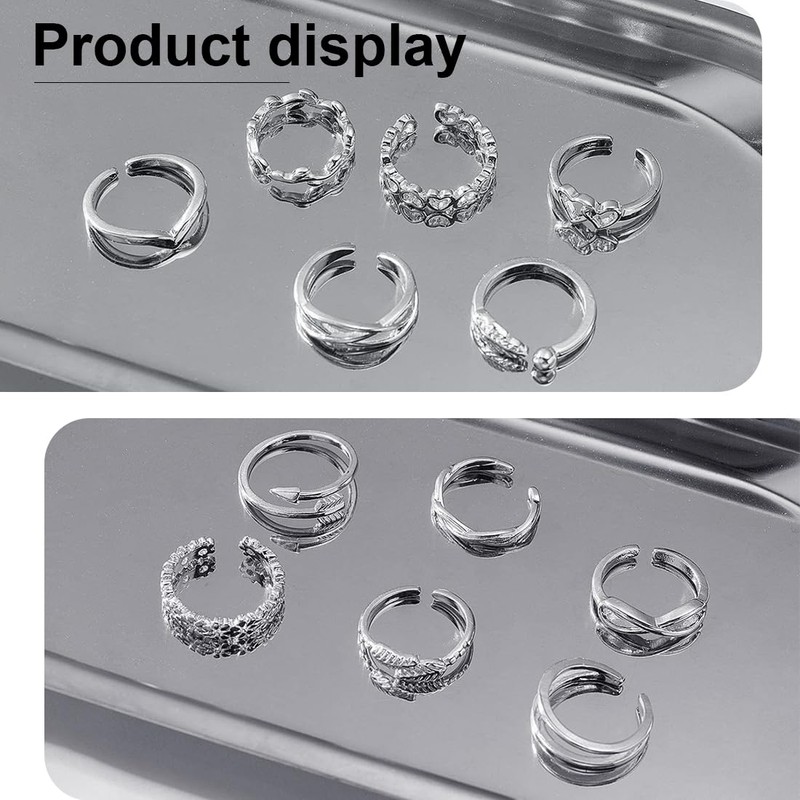 IUDWCG - 12 Pieces Stainless Steel Alloy Ankle Ring Women's