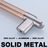 TRUSTMI Cabinet Pulls 10 Packs 4-Inch Hole Center Solid Metal