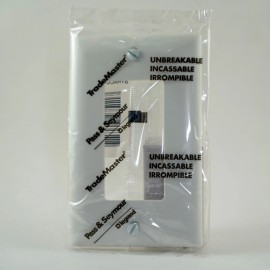 Pass & Seymour TP26W 1-Gang Wall Plate  White Nylon, Decorator Opening