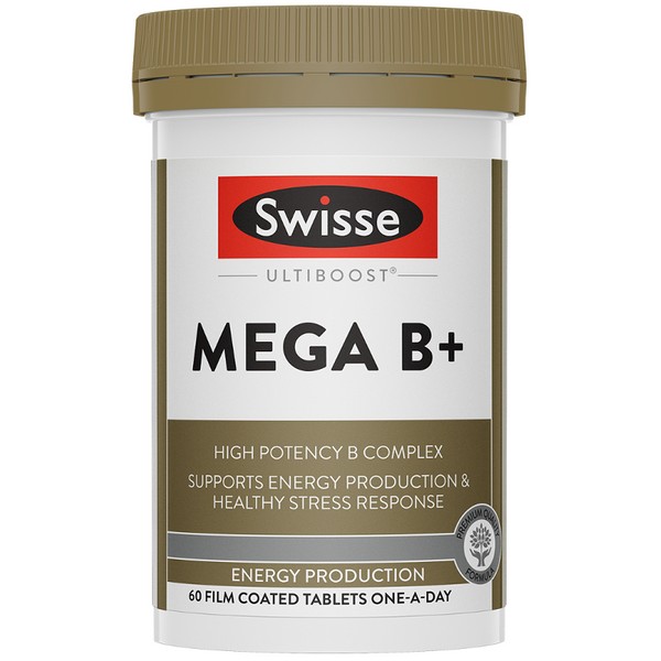 Swisse Mega B+ Tablets 60 - Expiry 12/24