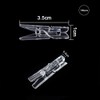 100 Pcs Mini Clear Photo Clips, Mini Clothespins Clip, Clothes