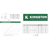 Kingston 1/4” NPT Brass Soft Seat Industrial Pressure Relief Valve,