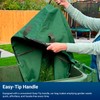 Courtyard Connect Large Canvas Military Green Garden Waste Bag with