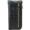 BlissLeather Crocodile Embossed Premium Genuine Leather Large Capacity Long Wallet
