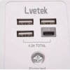 Lvetek 4 in 1 5 AC Outlets Surge Protection Lvetek