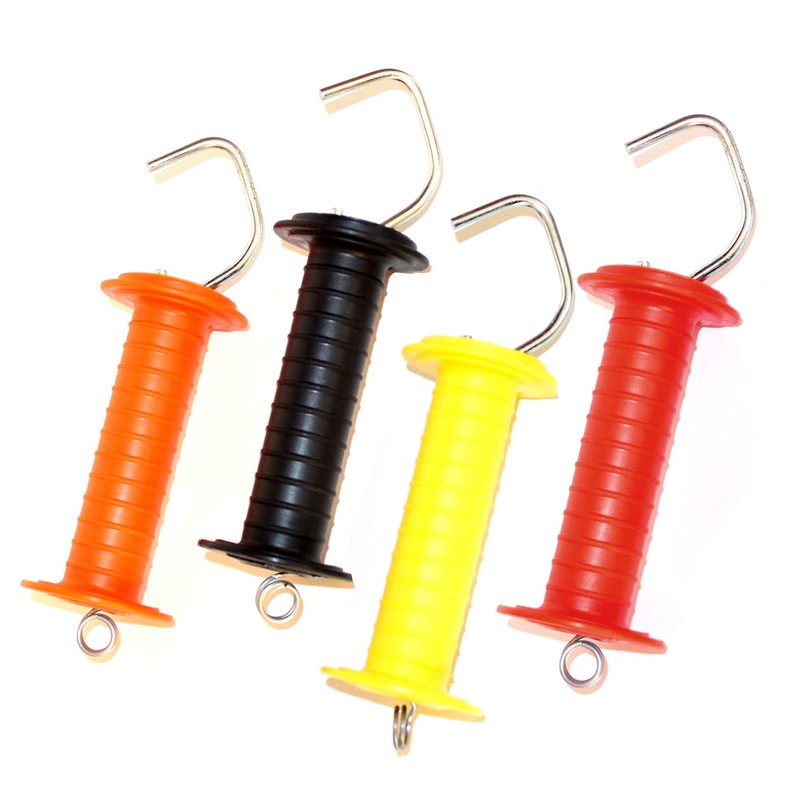 pack of 6 x LACME BLACK Gate Handles for electric